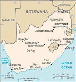 South Africa Map