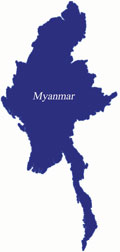 Myanmar map